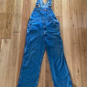 Dickies Men's Blue and Navy Dungarees-overalls